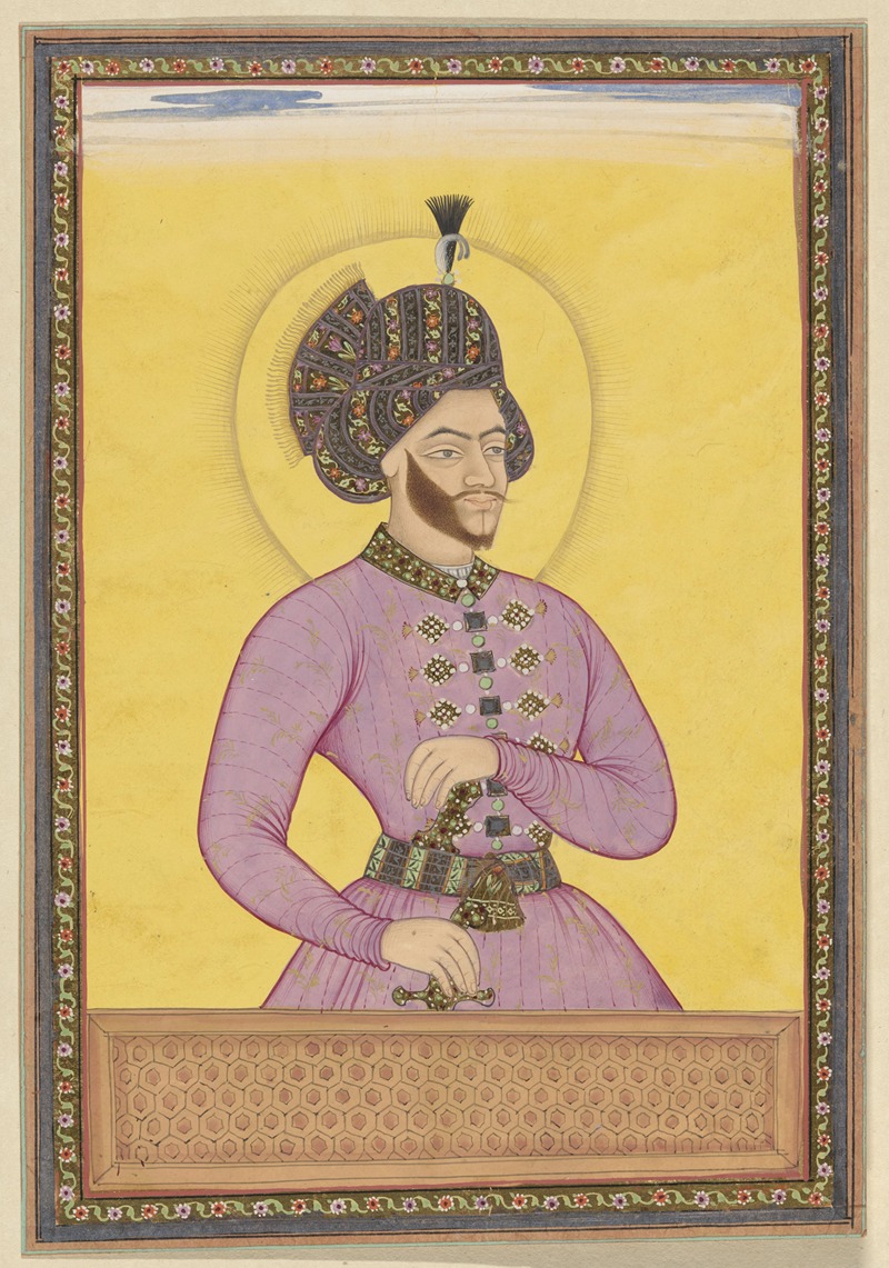 Anonymous - Portret van de Shah Suleiman, de heerser van Isfahan