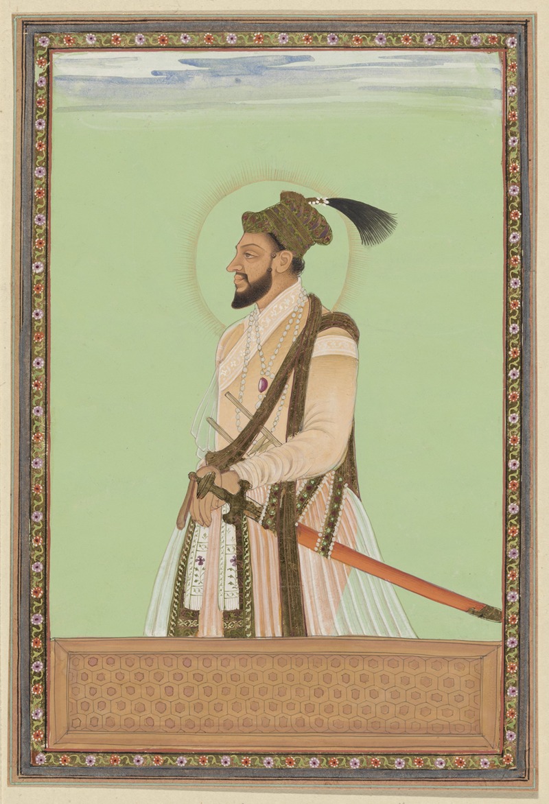 Anonymous - Portret van Shuja, de zoon van Shah Jahan, die na Dara Shikoh is geboren en in de tijd van zijn vader regeerde over Bengalen