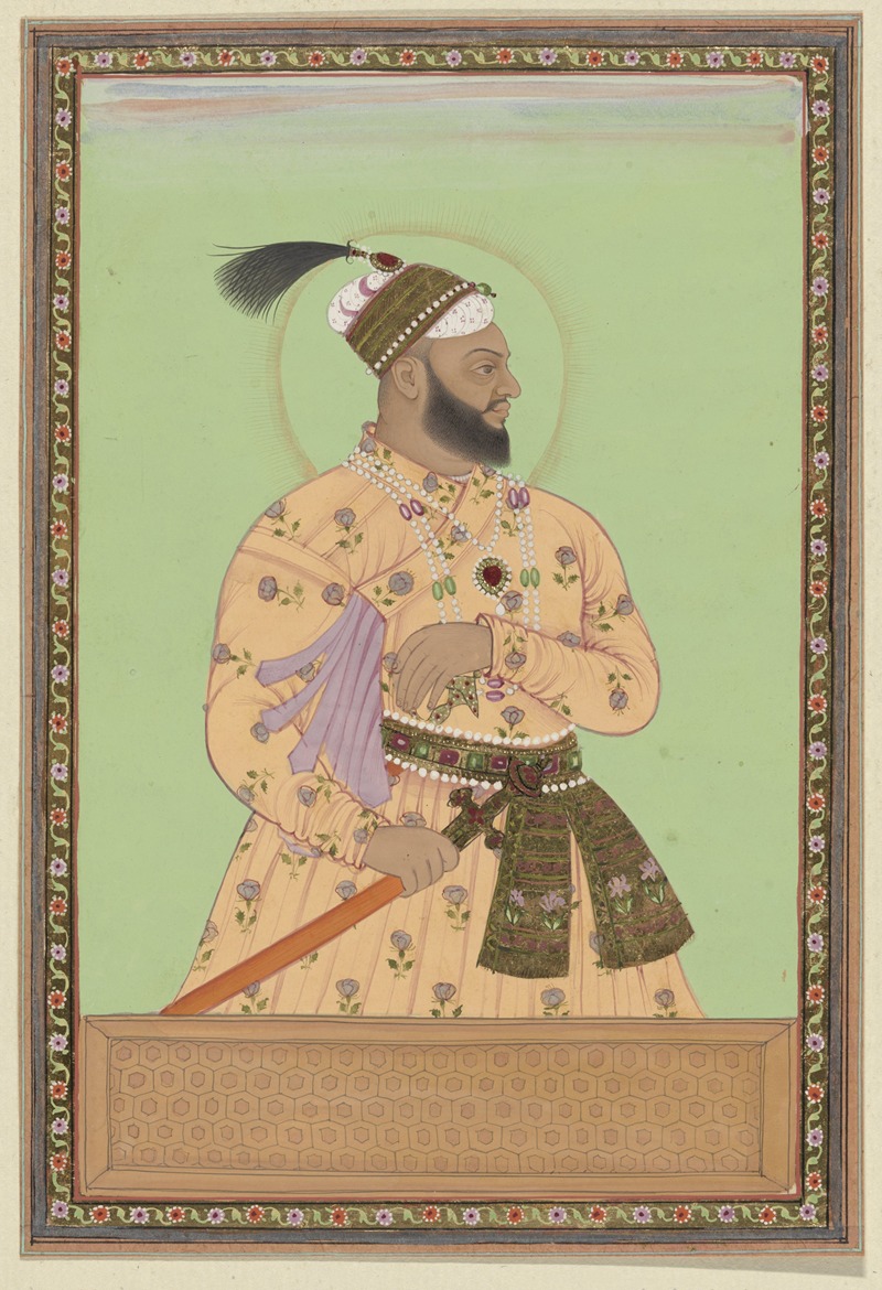 Anonymous - Portret van Sultanji, de oudste zoon van Aurangzeb, de schoonzoon van Sultan Abdullah