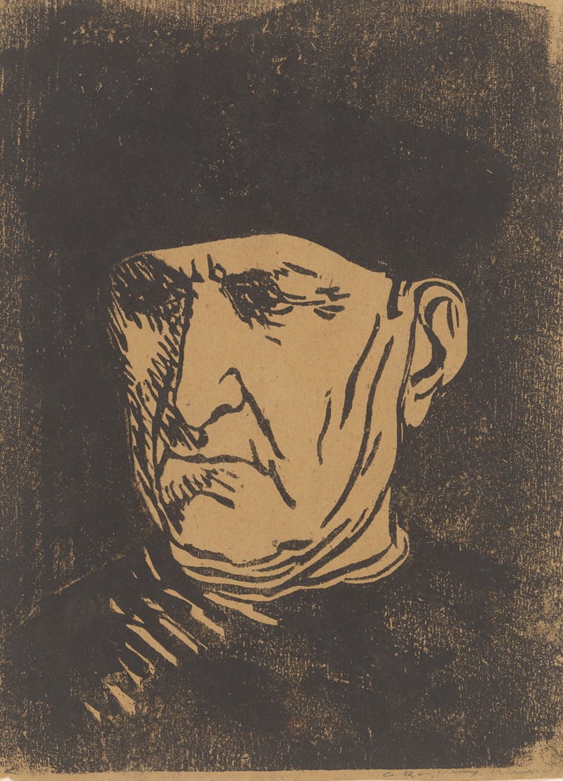 Henri-Charles Guérard - Head of a clergyman