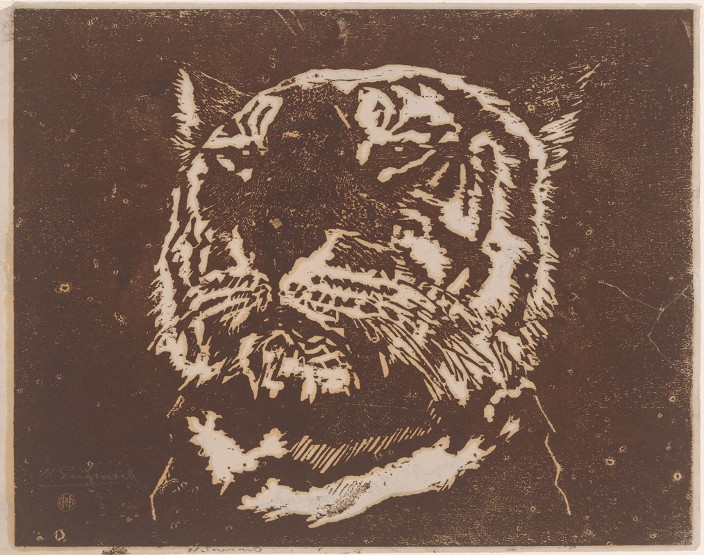 Henri-Charles Guérard - Tiger