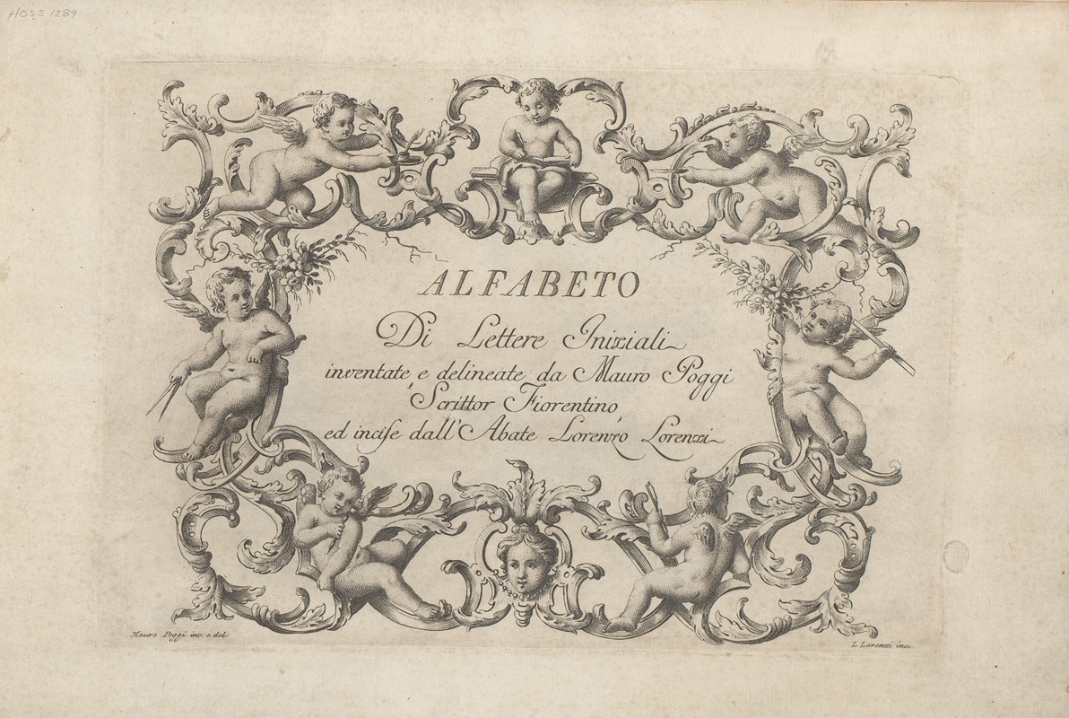 Mauro Poggi - Alfabeto Di Lettere Iniziale – Title Page