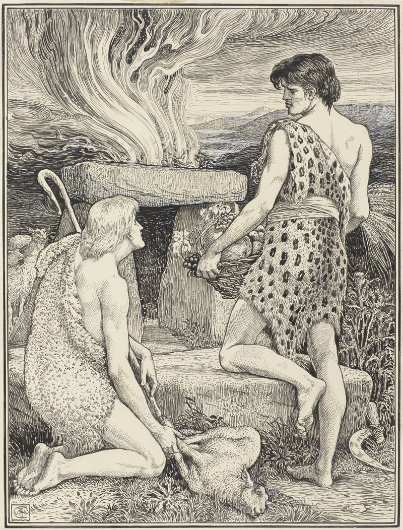 Walter Crane - Cain and Abel