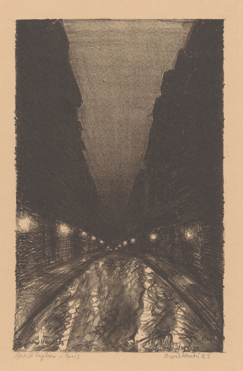 Arend Hendriks - Rue d’Enghien, Paris