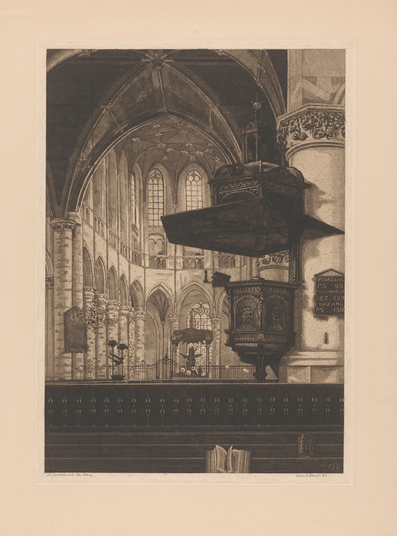 Arend Hendriks - St. Jacobskerk te Den Haag