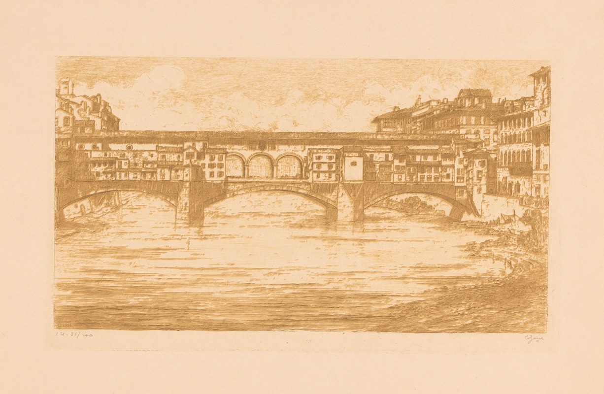 Etienne Bosch - Ponte Vecchio in Florence