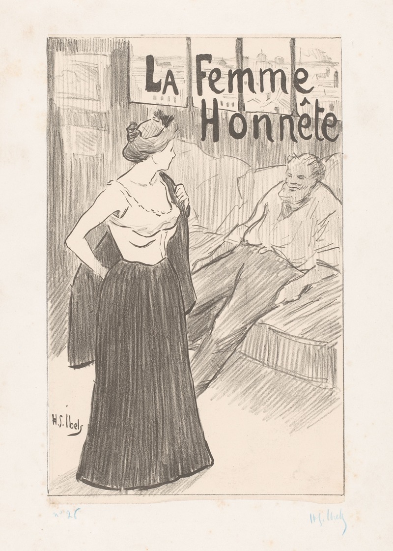 Henri-Gabriel Ibels - La Femme Honnête