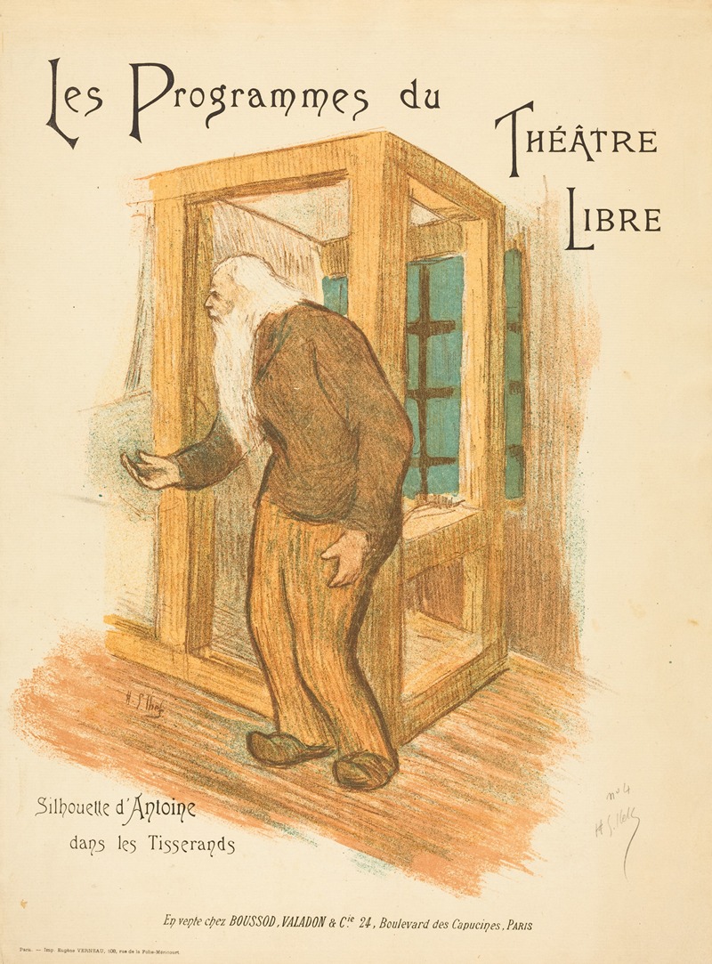 Henri-Gabriel Ibels - Les Programmes du Théâtre Libre – Cover