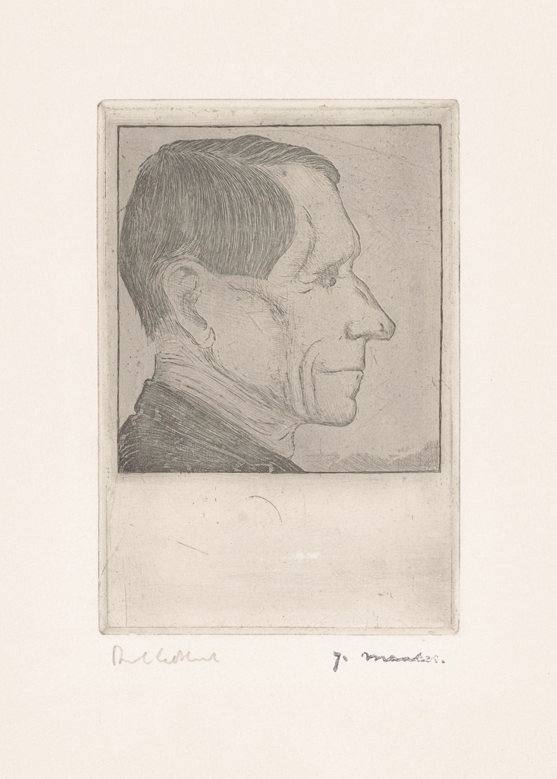 Jan Mankes - Portret van Beint Mankes