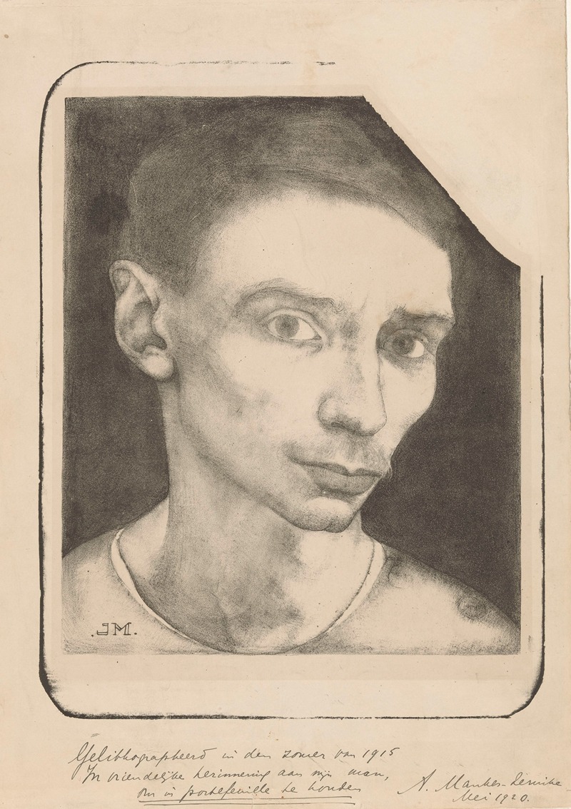 Jan Mankes - Zelfportret