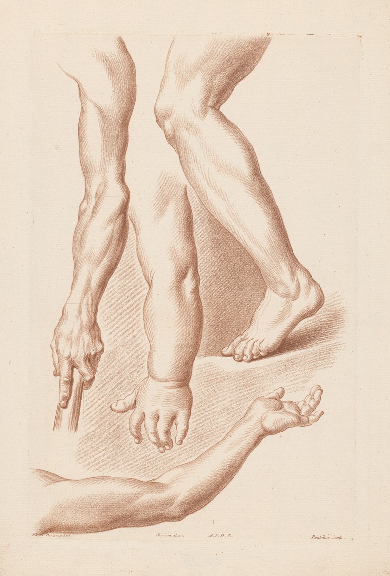 Louis-François Roubiliac - Composition with Arms and Legs