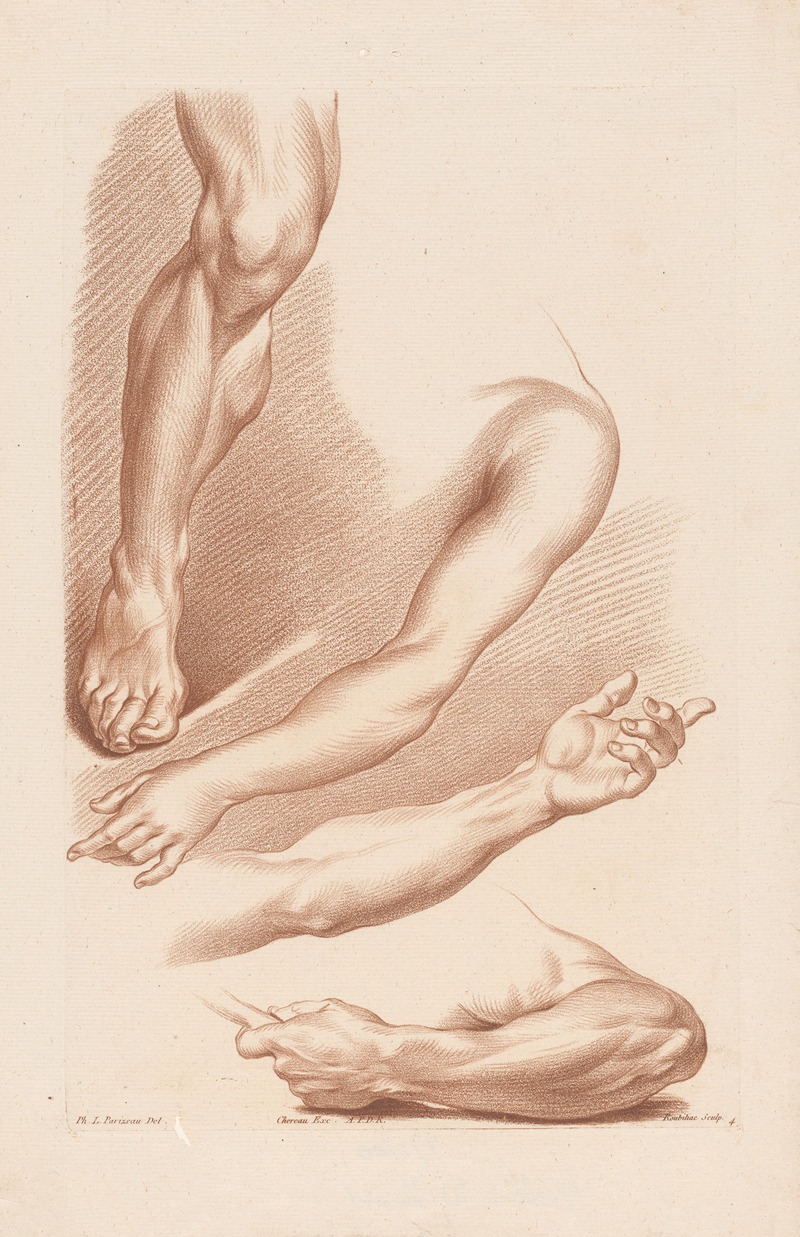 Louis-François Roubiliac - Three arms and one leg