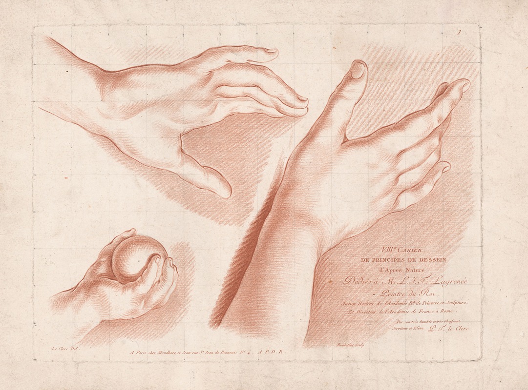 Louis-François Roubiliac - Three hands