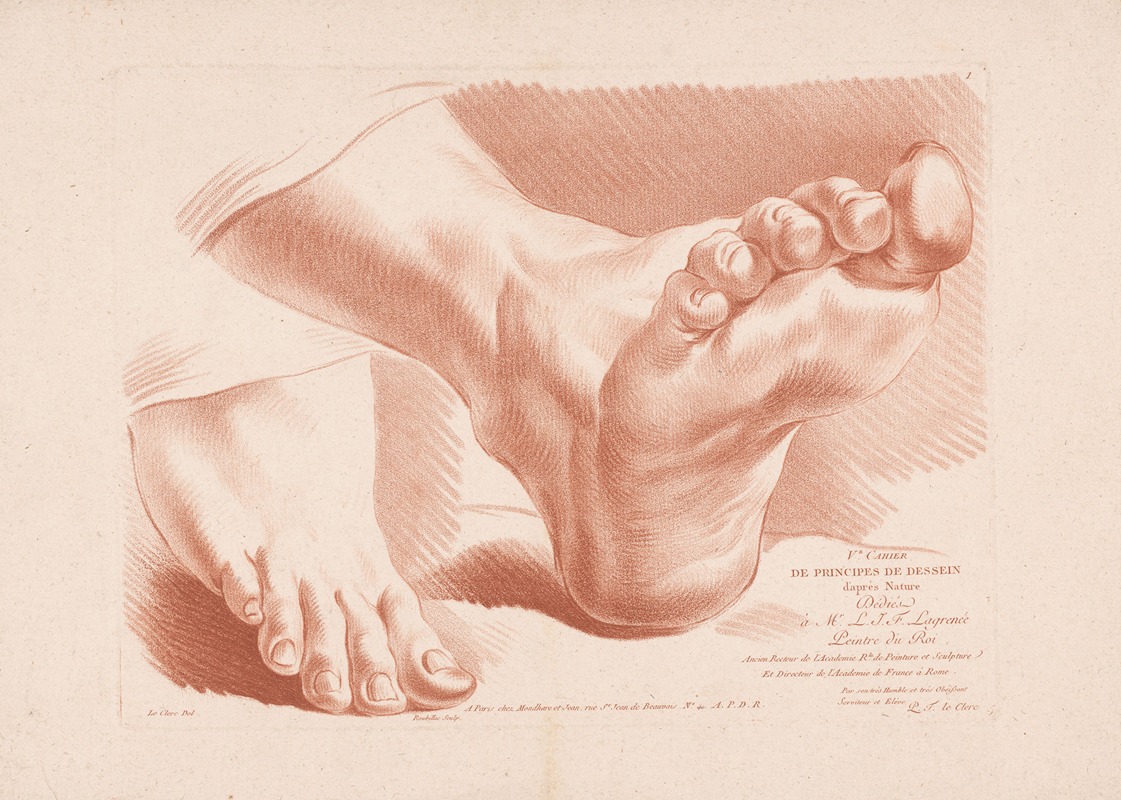 Louis-François Roubiliac - Two feet