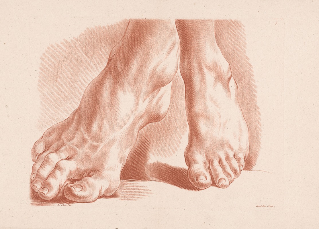 Louis-François Roubiliac - Two feet