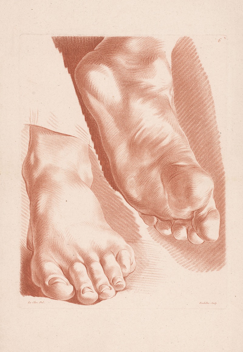 Louis-François Roubiliac - Two feet