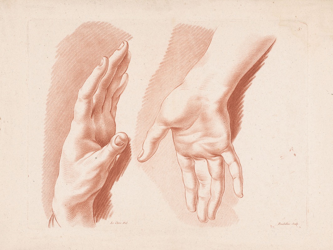 Louis-François Roubiliac - Two hands