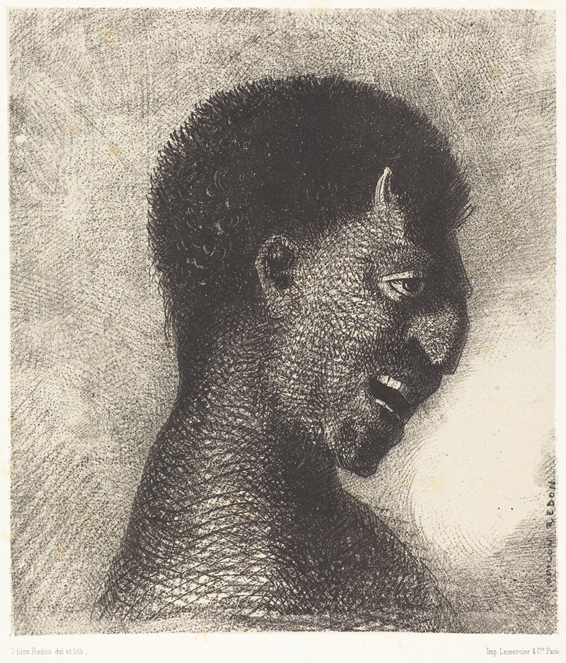 Odilon Redon - Le Satyre au cynique sourire