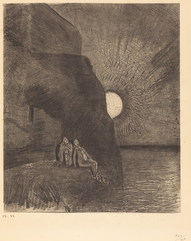 Odilon Redon - Sans cesse a mes cotes s’agite le demon