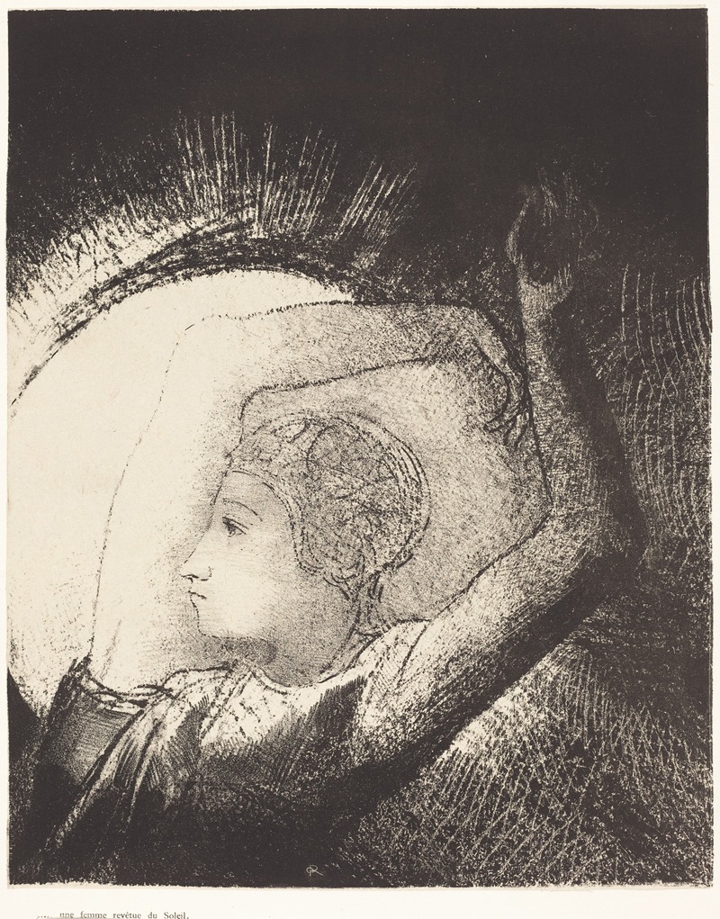 Odilon Redon - Une femme revêtue du Soleil