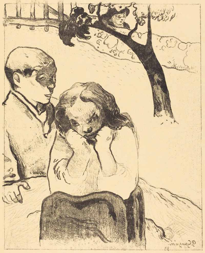 Paul Gauguin - Human Sorrow (Miseres humaines)