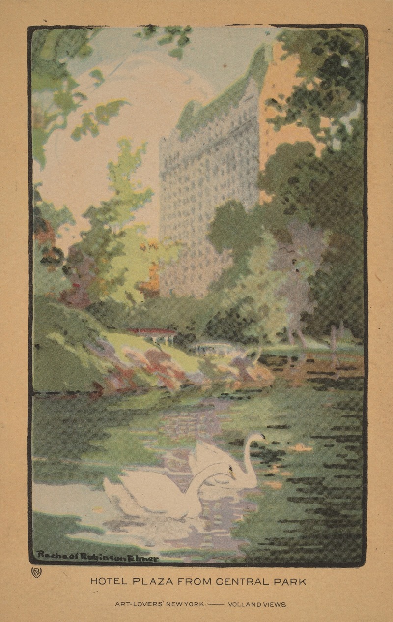 Rachael Robinson Elmer - Hotel Plaza from Central Park