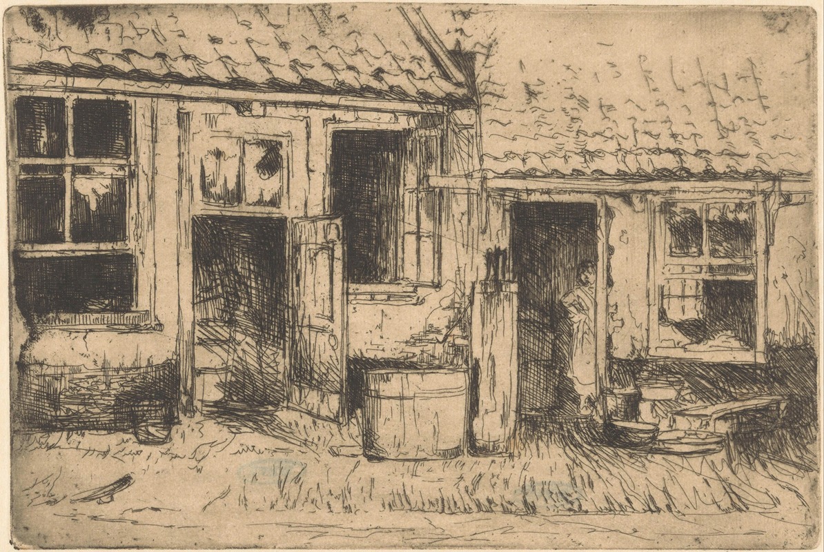 Willem Adrianus Grondhout - Boerderij bij Voorburg