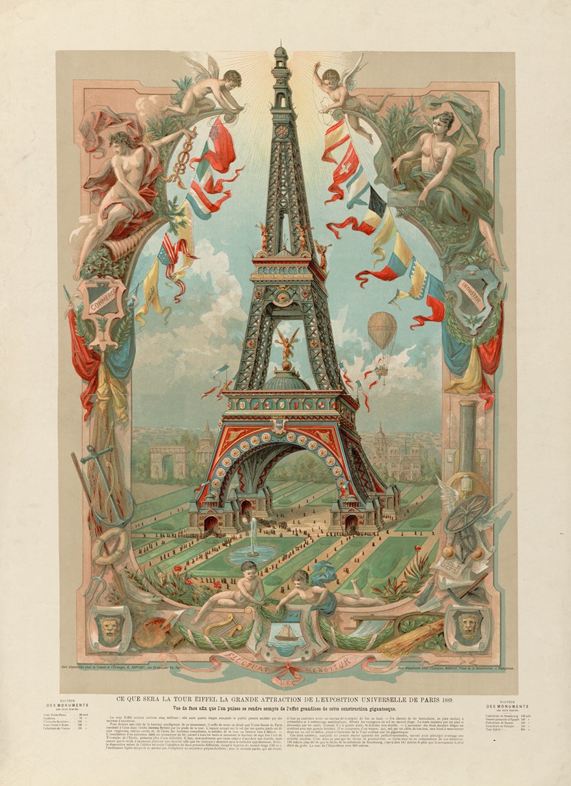 Anonymous - Ce que sera la tour Eiffel la grande attraction de l’Exposition universelle de Paris 1889