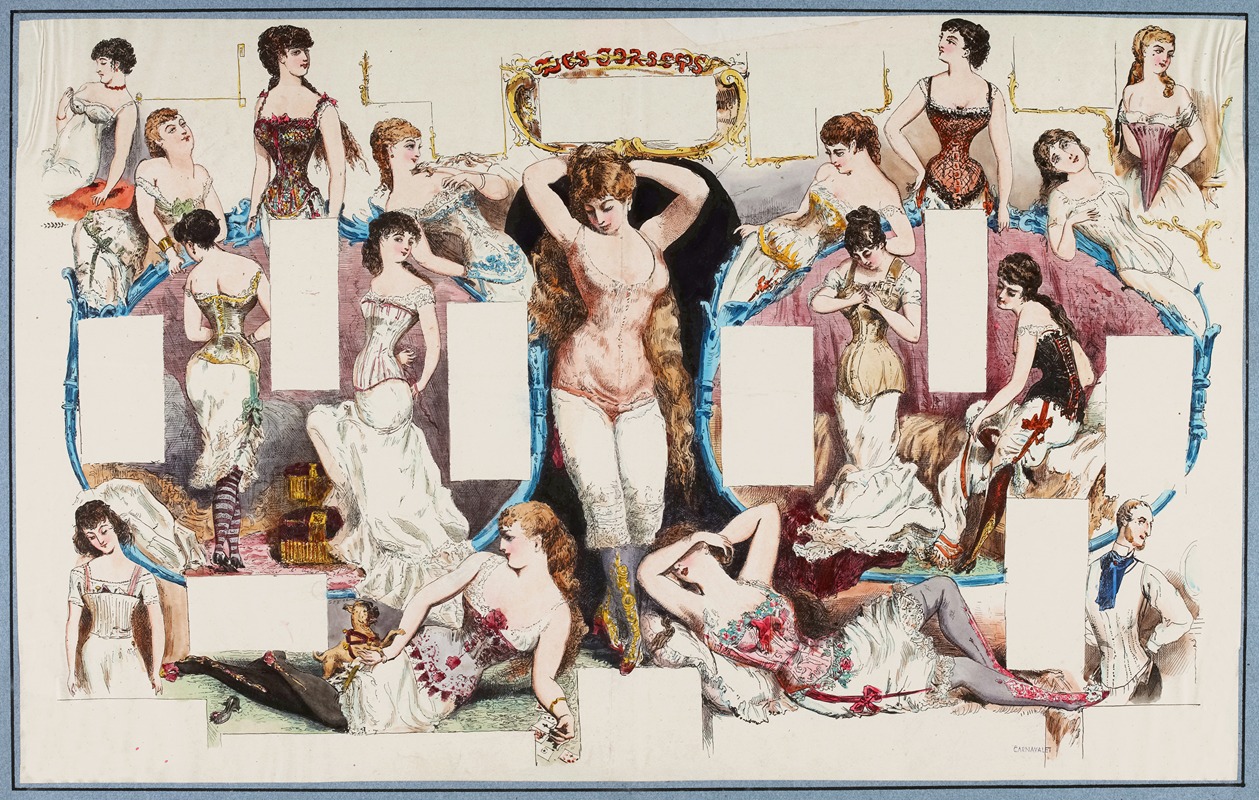 Anonymous - Femmes et corsets