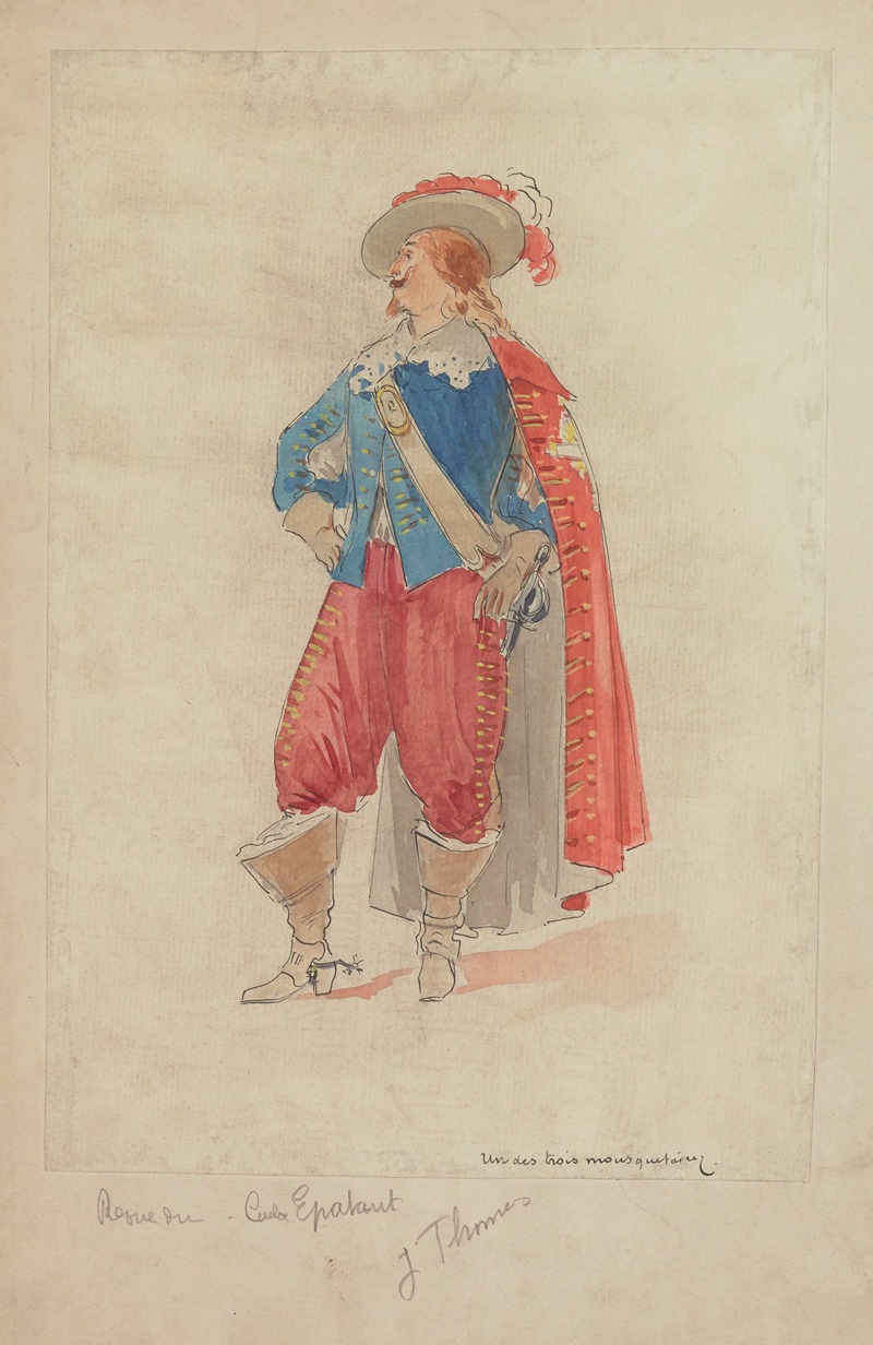 Charles Bétout - Maquettes de costumes en M