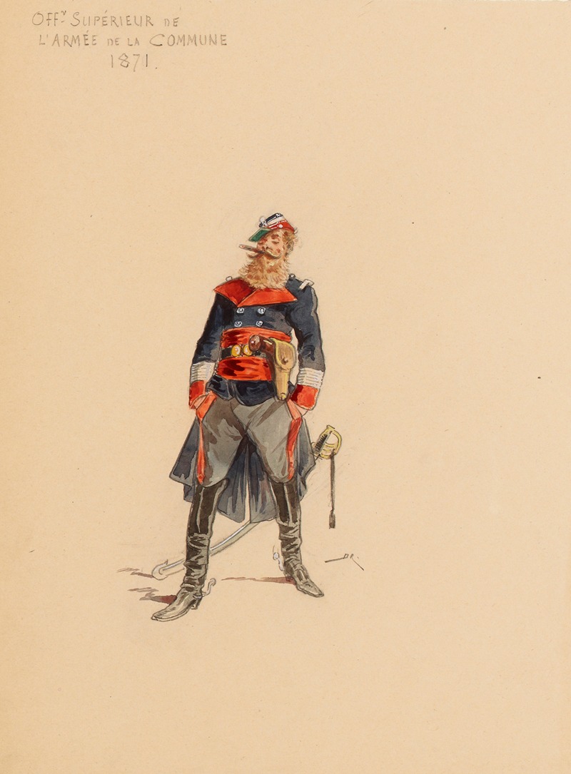 Draner - Offr supérieur de l’armée de la Commune, 1871