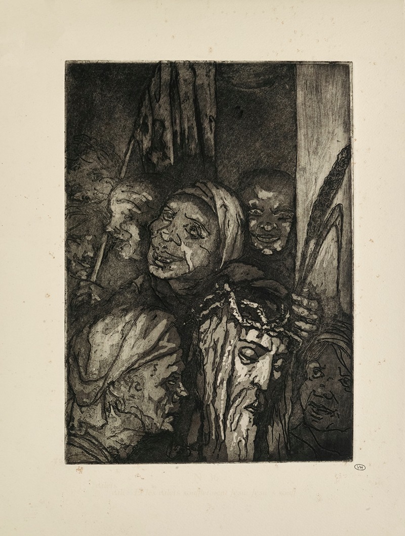 Emile Bernard - N° 36 – Et les valets souffletaient Jésus-Christ