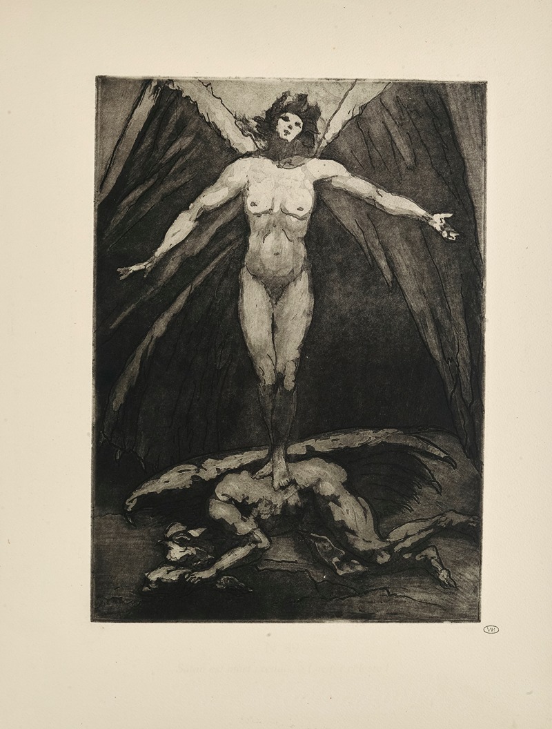 Emile Bernard - N° 49 – Satan est mort renais, ô Lucifer céleste