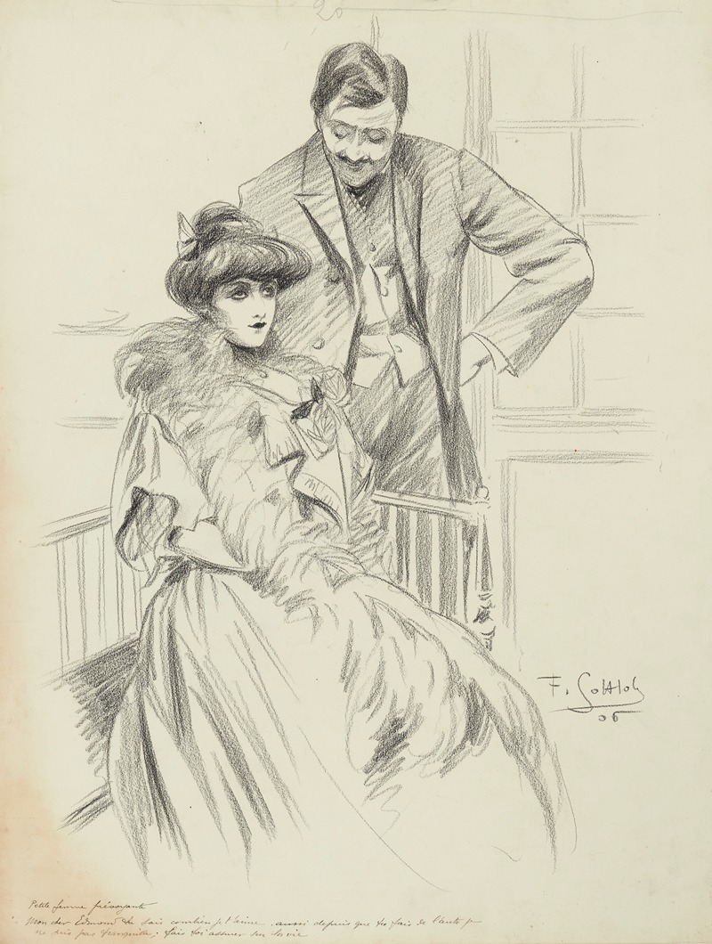 Fernand Louis Gottlob - Petite femme prévoyante – Mon cher Edmond tu sais combien je t’aime, aussi depuis que tu fais de l’auto, je ne suis pas