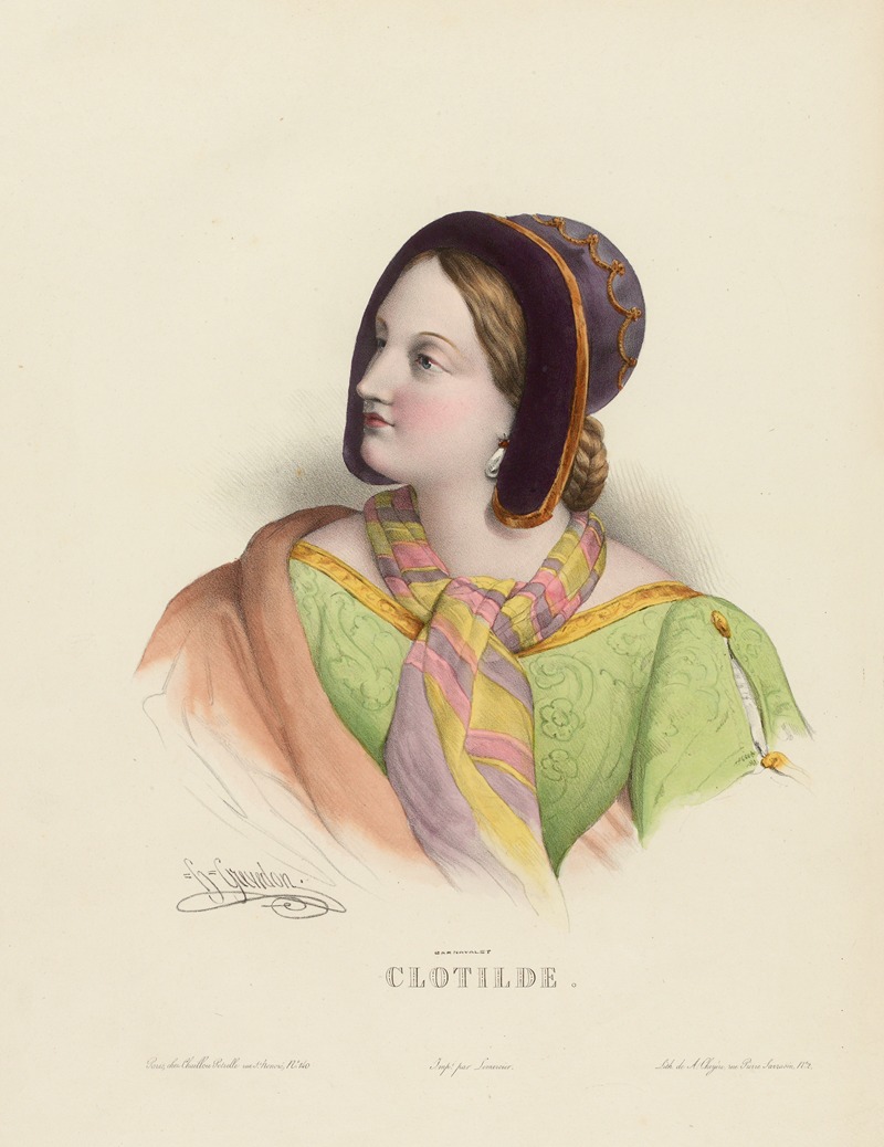 Pierre Louis Henri Grévedon - Clotilde