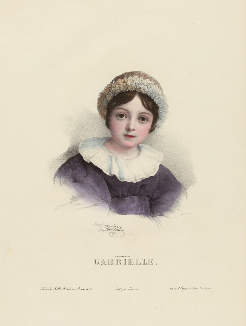 Pierre Louis Henri Grévedon - Gabrielle