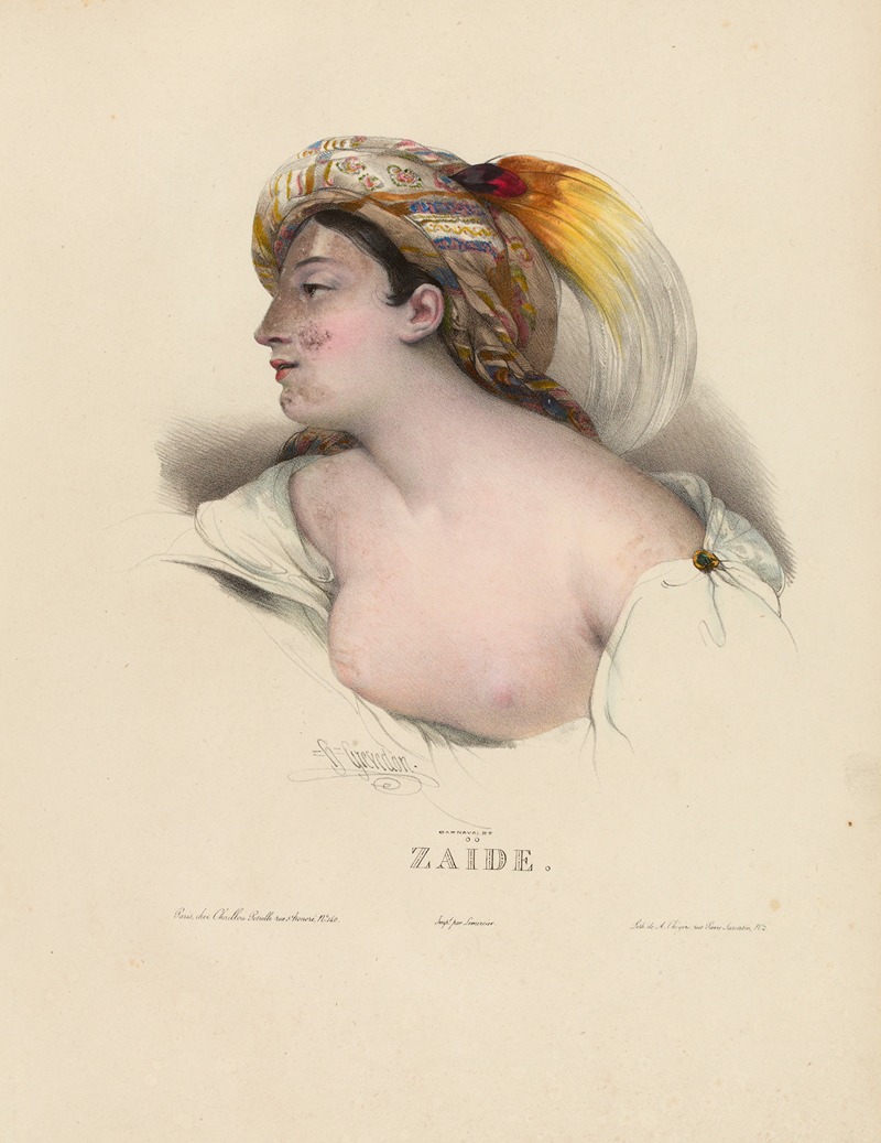 Pierre Louis Henri Grévedon - Zaïde