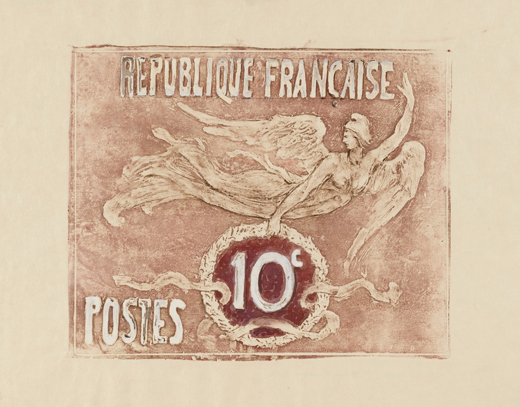 Pierre Roche - Esquisses de timbres pour un concours – 10 centimes