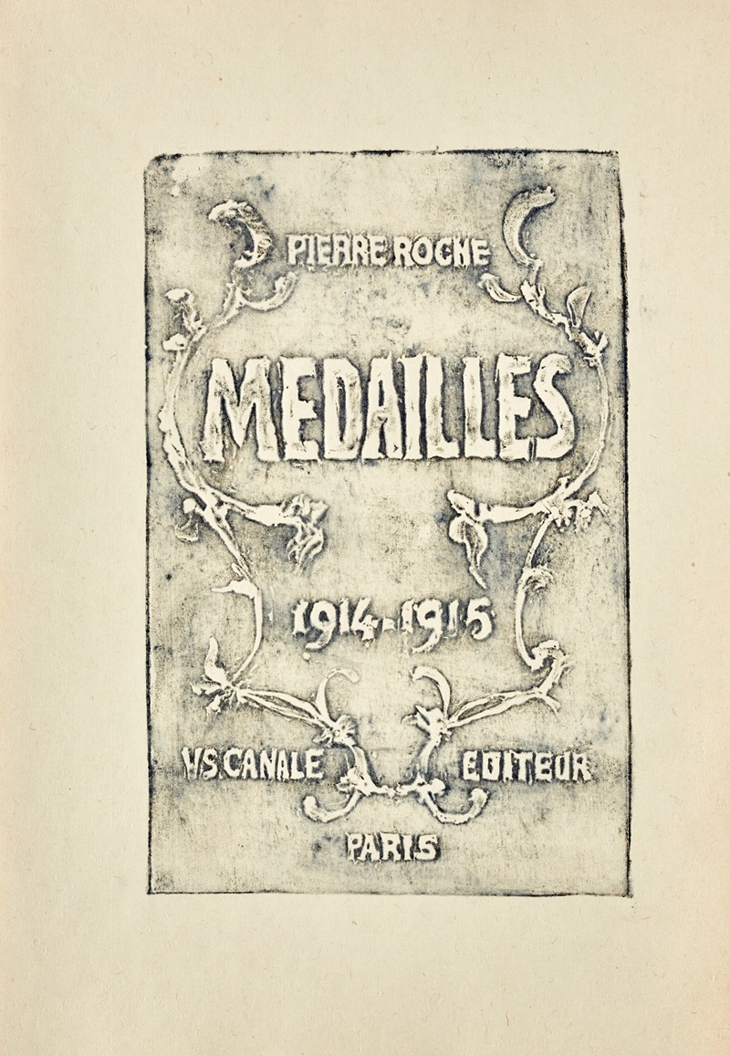 Pierre Roche - Médailles Pl.15