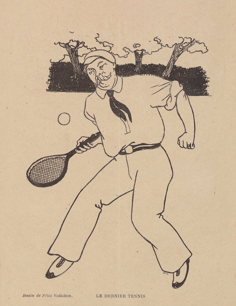 Félix Vallotton - Le Dernier Tennis