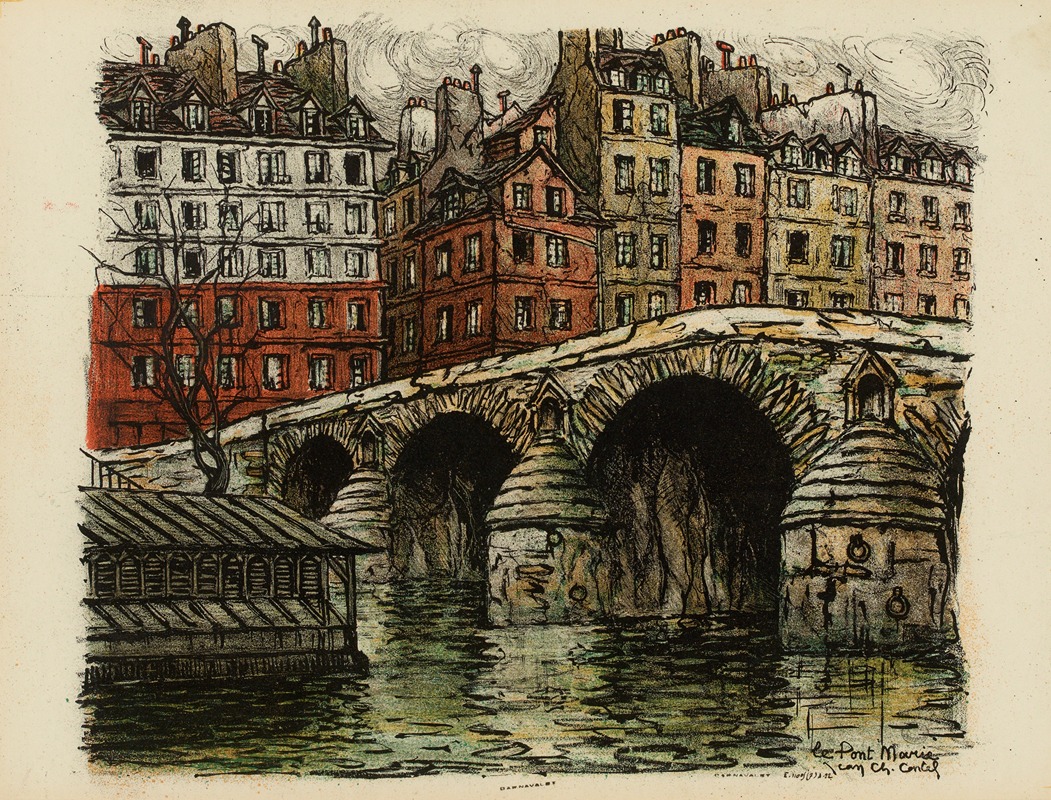 Jean-Charles Contel - Le pont-Marie