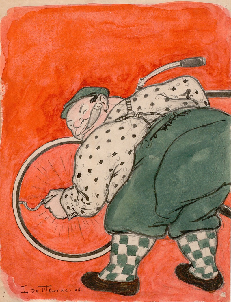 Louis de Fleurac - Cycliste