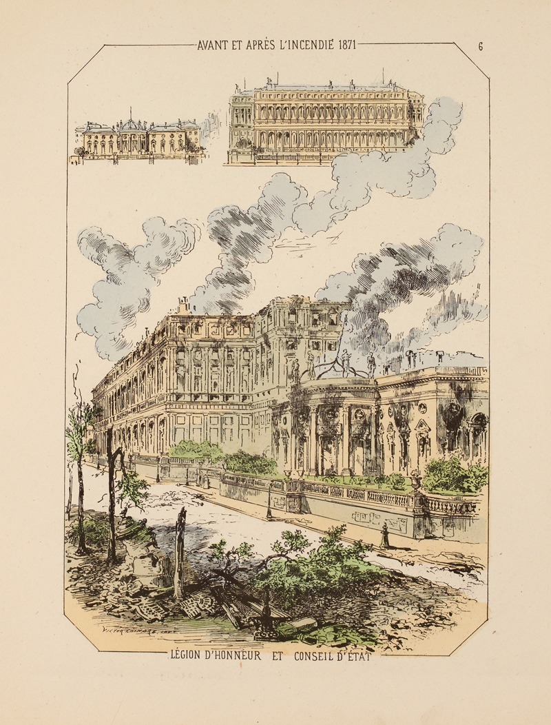 Victor Coindre - Avant et après l’incendie 1871 Légion d’honneur et Conseil d’état 6