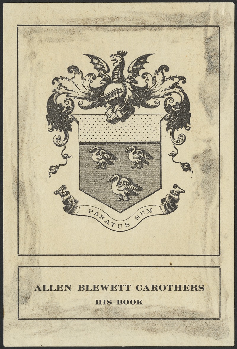 Anonymous - Allen Blewett Carothers