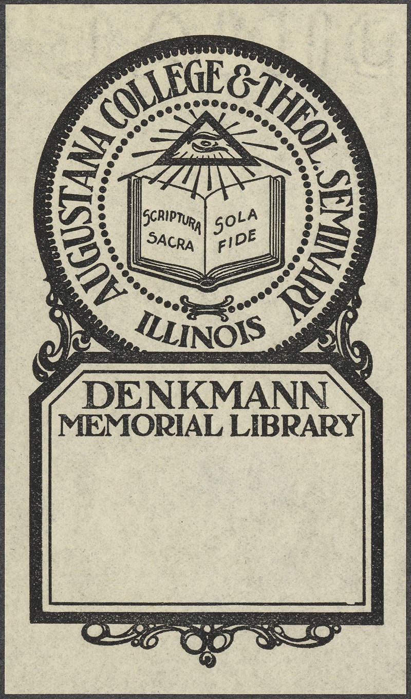 Anonymous - Augustana College (Rock Island, Ill.) Library