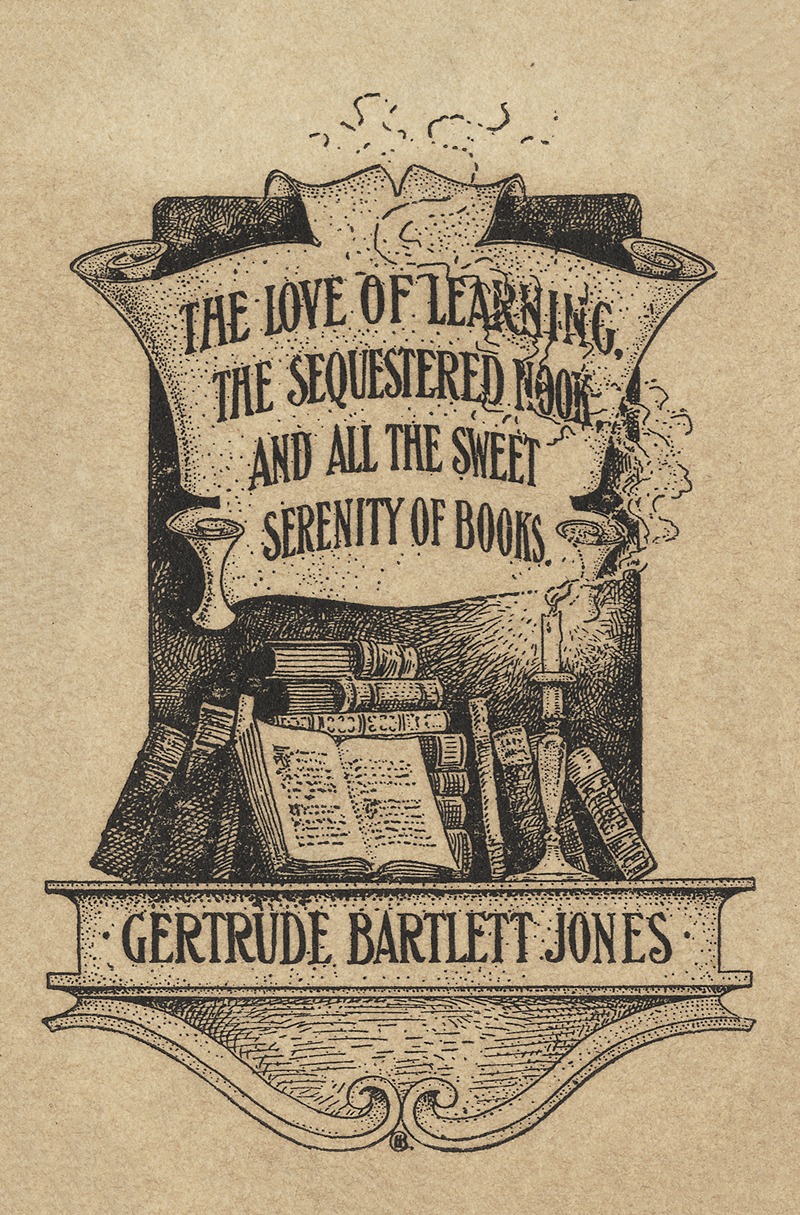 Anonymous - Gertrude Bartlett Jones