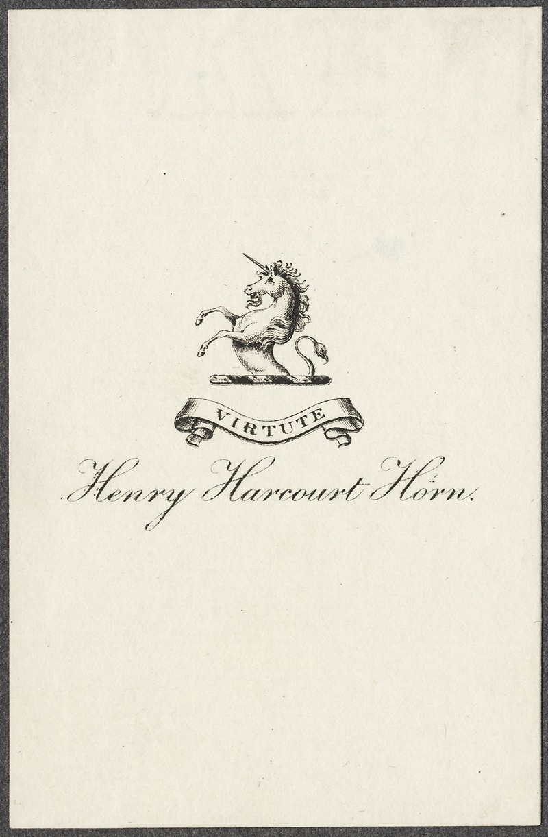 Anonymous - Henry Harcourt Horn