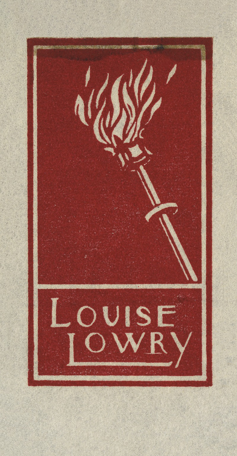 Anonymous - Louise Lowry