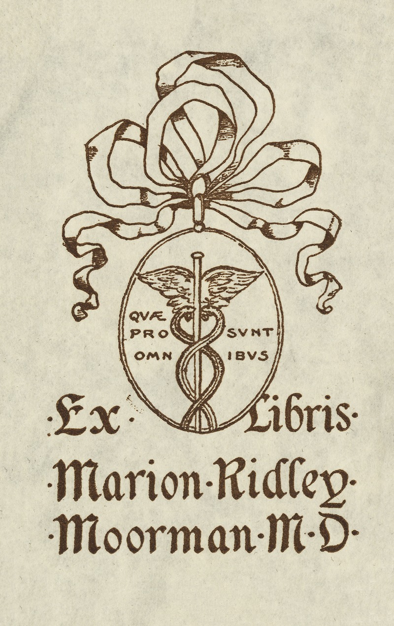 Anonymous - Marion Ridley Moorman