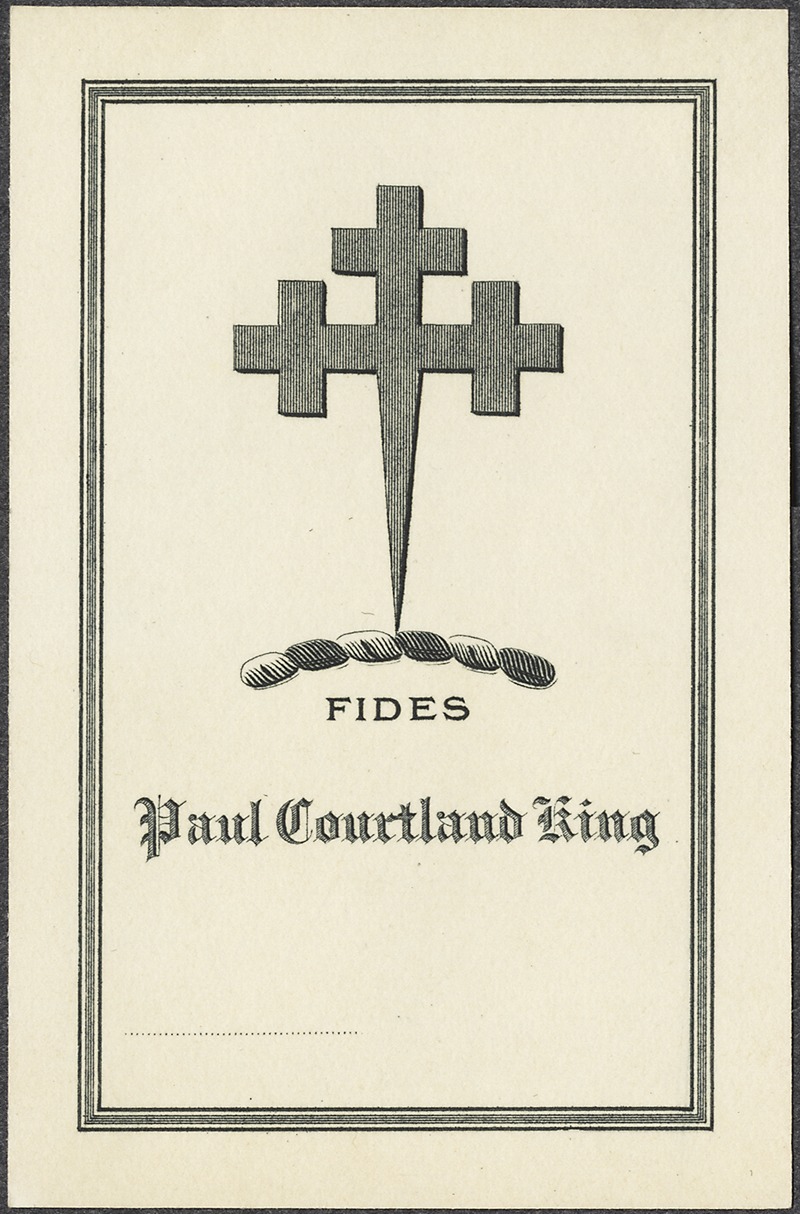 Anonymous - Paul Courtland King